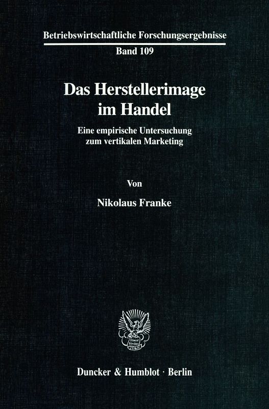 Das Herstellerimage im Handel.