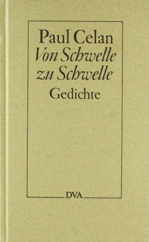 Von Schwelle zu Schwelle