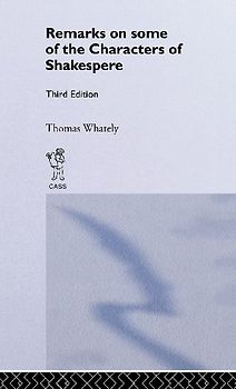 Remarks on Some of the Characters of Shakespeare