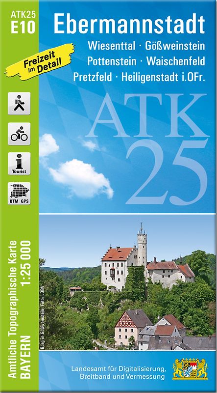 ATK25-E10 Ebermannstadt (Amtliche Topographische Karte 1:25000)