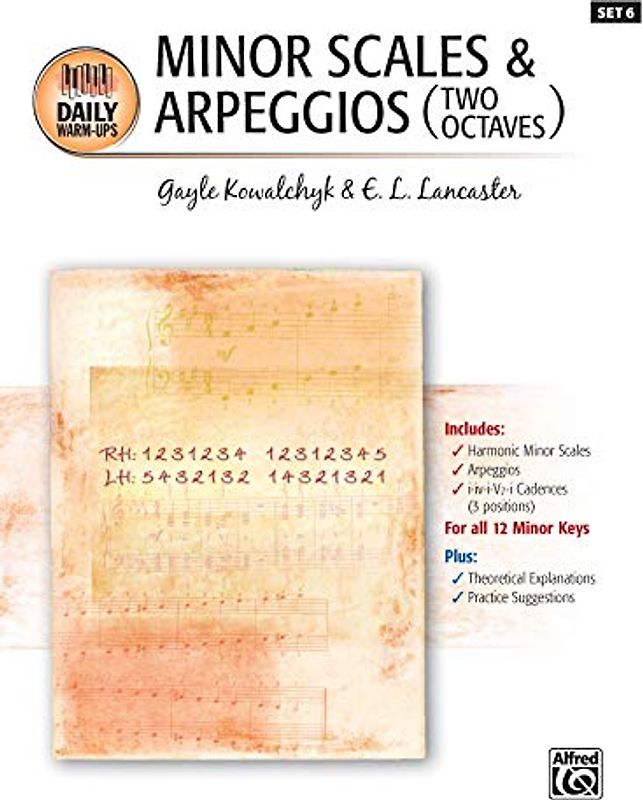 Daily Warm-Ups, Bk 6: Minor Scales & Arpeggios (Two Octaves)