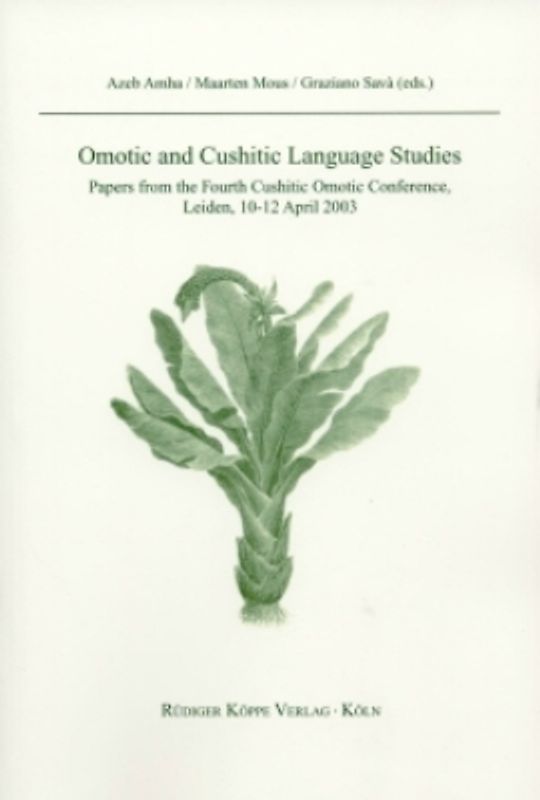 Omotic and Cushitic Language Studies
