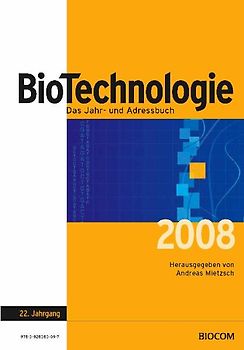 BioTechnologie - Das Jahr- und Adressbuch 2008