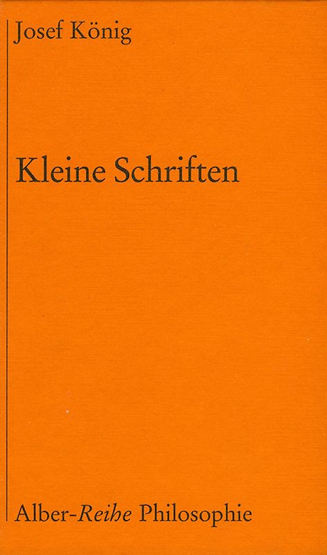 Kleine Schriften