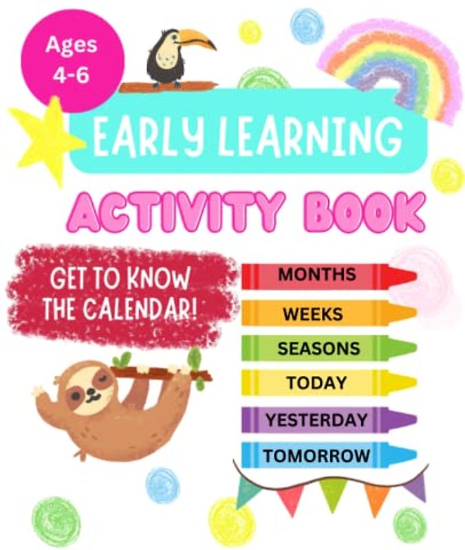 Early Learning: Activity Book For Kids