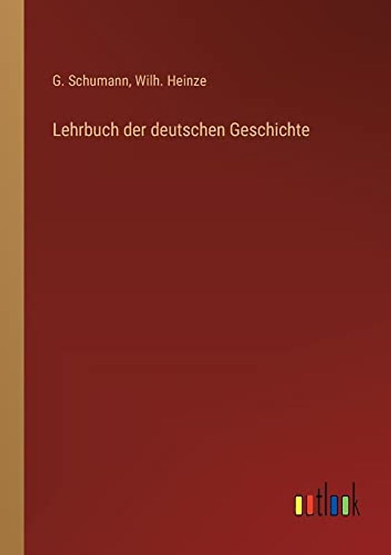 Lehrbuch der deutschen Geschichte