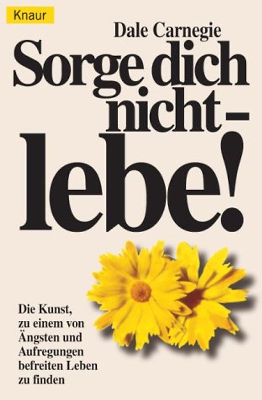 Sorge dich nicht - lebe!. Die Kunst zu einem von Ängsten und Aufregungen befreiten Leben zu finden