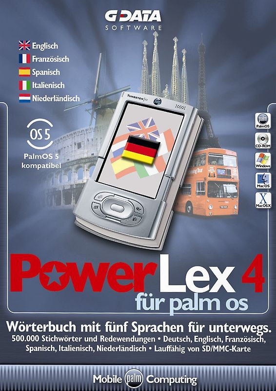 PowerLex 4 für PalmOS MacOS