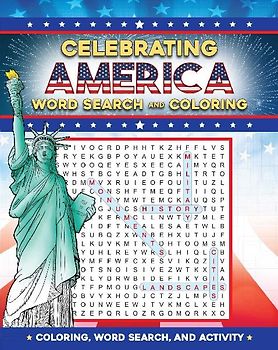 Celebrating America Word Search and Coloring