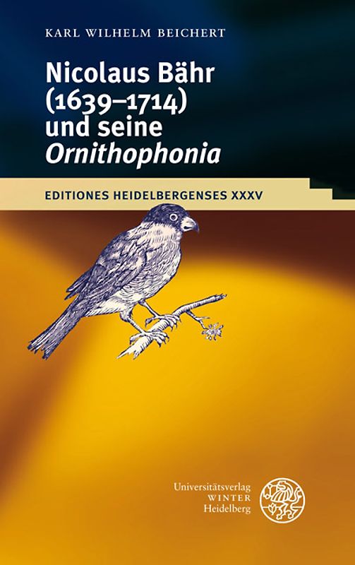 Nikolaus Bähr (1639-1714) und seine 'Ornithophonia'