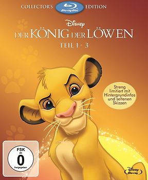 Der König der Löwen - Teil 1-3 [Collector's Edition, 3 Discs] Blu-ray Disc