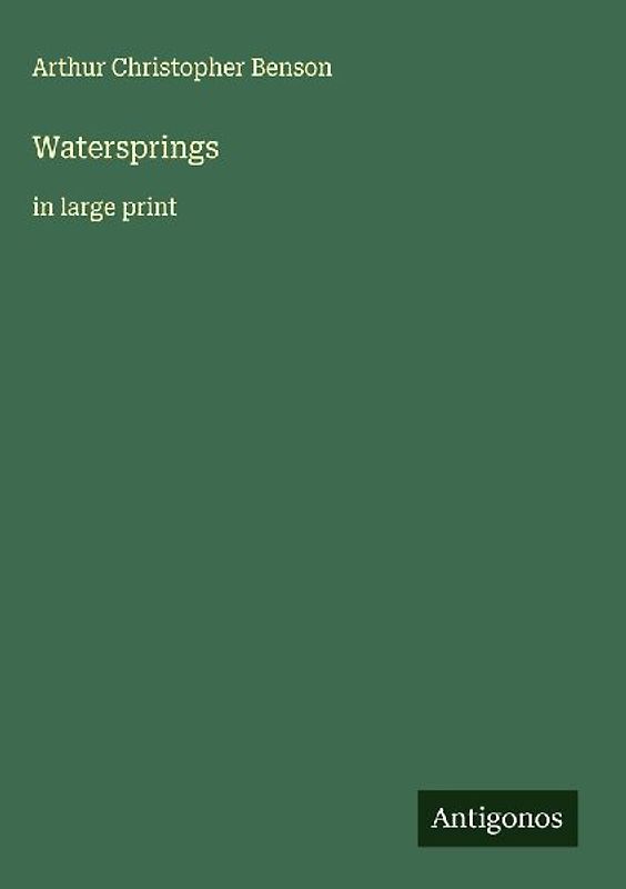 Watersprings