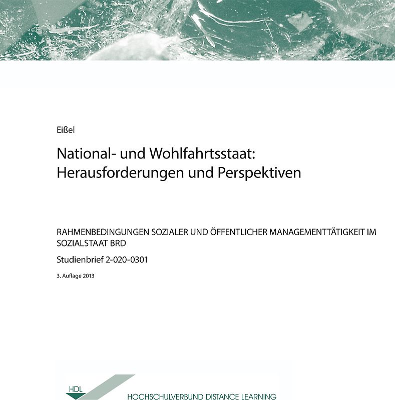 National- und Wohlfahrtsstaat: Herausforderungen und Perspektiven