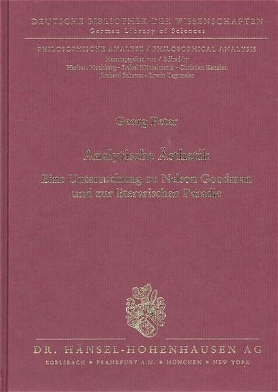 Analytische Ästhetik