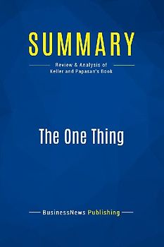 Summary: The One Thing