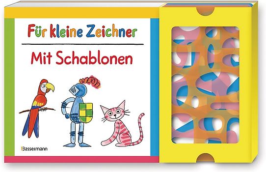 Für kleine Zeichner mit Schablonen-Set