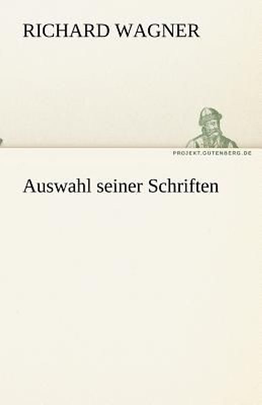 Auswahl seiner Schriften