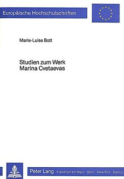 Studien zum Werk Marina Cvetaevas