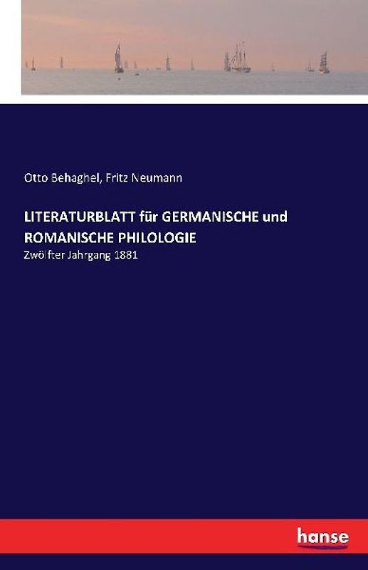 LITERATURBLATT für GERMANISCHE und ROMANISCHE PHILOLOGIE