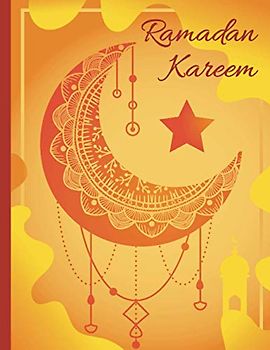 Ramadan für Kinder: Das schöne leere Skizzenbuch ist ein tolles Geschenk zum Ramadan in dem Kinder die Ramadan Sachen wie Zuckerfest Geschenke malerisch und gestalterisch illustrieren können