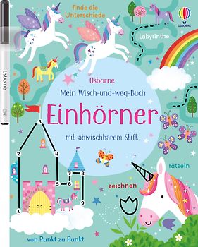 Mein Wisch-und-weg-Buch: Einhörner