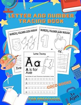 Letter and Number Tracing Book: for preschool 3+ ages