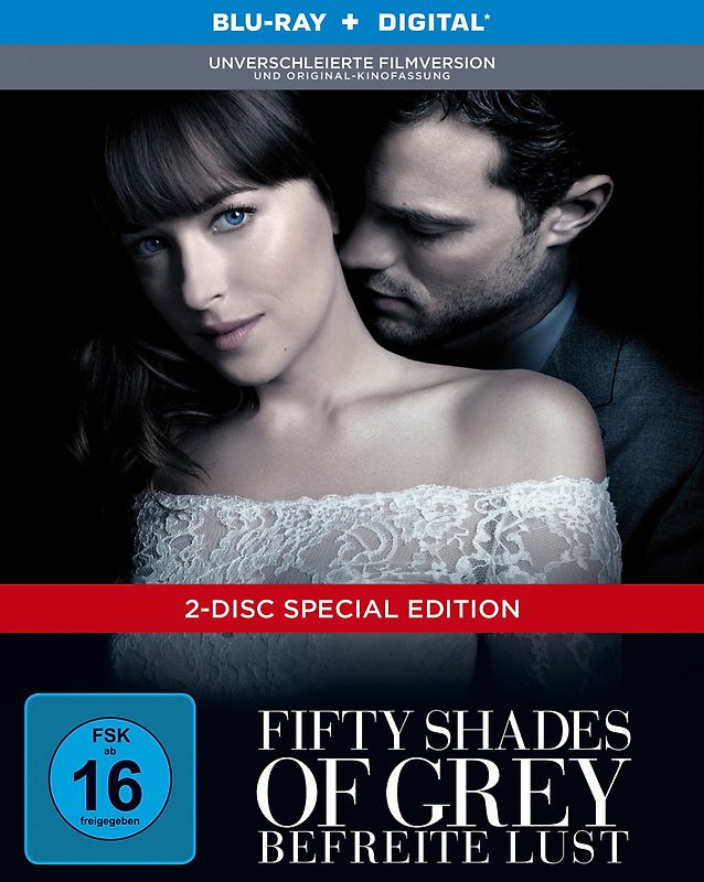 Fifty Shades of Grey - Befreite Lust [Unverschleierte Filmversion, Digibook] Blu-ray Disc