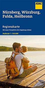 ADAC Regionalkarte 12 Nürnberg, Würzburg, Fulda, Heilbronn 1:150.000
