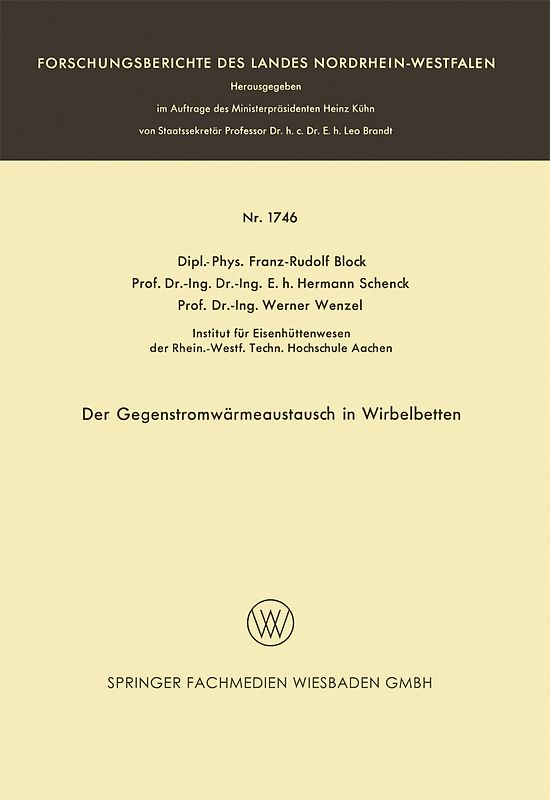 Der Gegenstromwärmeaustausch in Wirbelbetten