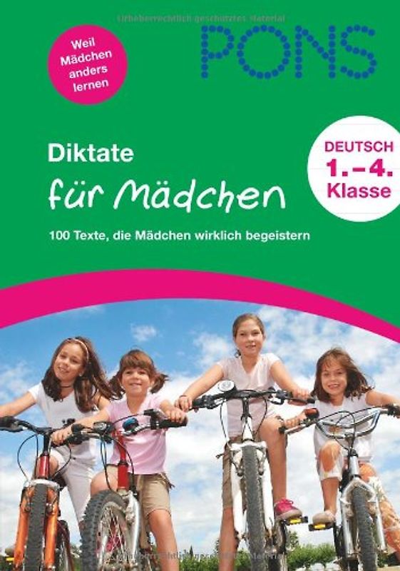 PONS Diktate für Mädchen 1.-4. Klasse