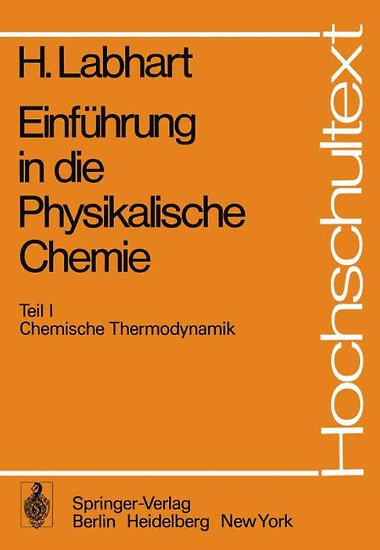 Einführung in die Physikalische Chemie