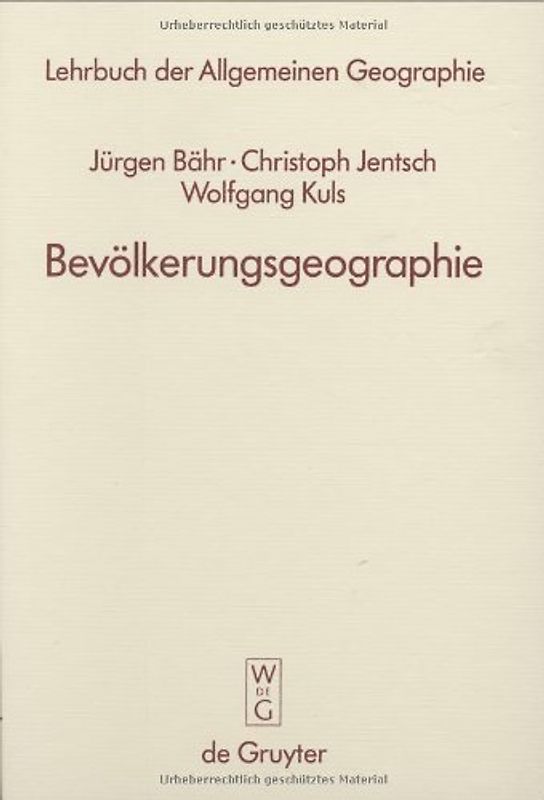 Bevölkerungsgeographie