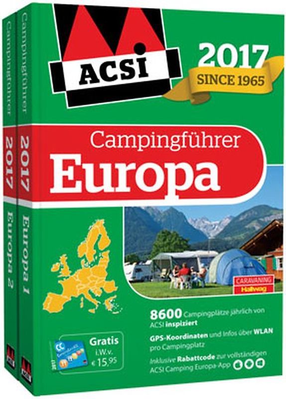 ACSI Internationaler Campingführer Europa 2017