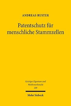 Patentschutz für menschliche Stammzellen