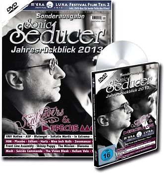 Sonic Seducer Jahresrückblick 2013 + DVD: M'Era Luna 2013 - Der Film (Teil 2) mit über 4 Stunden Spielzeit, Bands: Soulsavers & Depeche Mode, Placebo, ... Mortis u.v.m.: + M'Era Luna DVD 2013, Teil 2 - Sonic Seducer