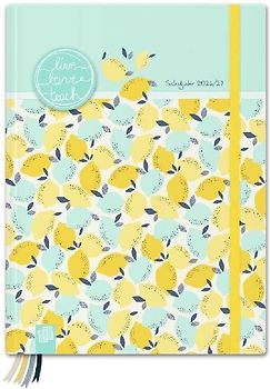 Mein Lehrerplaner A5+ - Hardcover - Lehrerkalender für das Schuljahr 2026/2027 - Zitronentanz