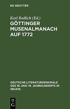 Göttinger Musenalmanach auf 1772