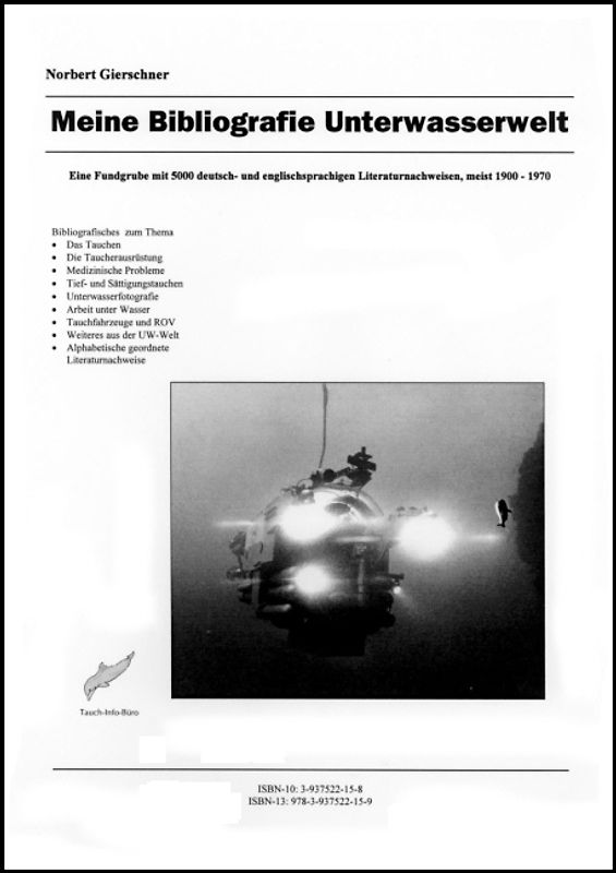 Meine Bibliografie Unterwasserwelt