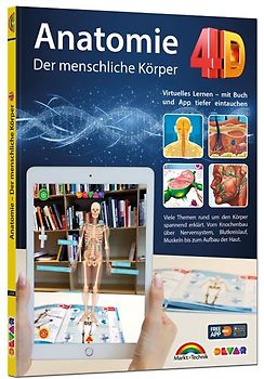 Anatomie 4D - der menschliche Körper mit APP zum virtuellen Rundgang
