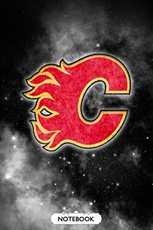 NHL Notebook : Calgary Flames Lined Notebook Journal Blank Ruled Writing Journal