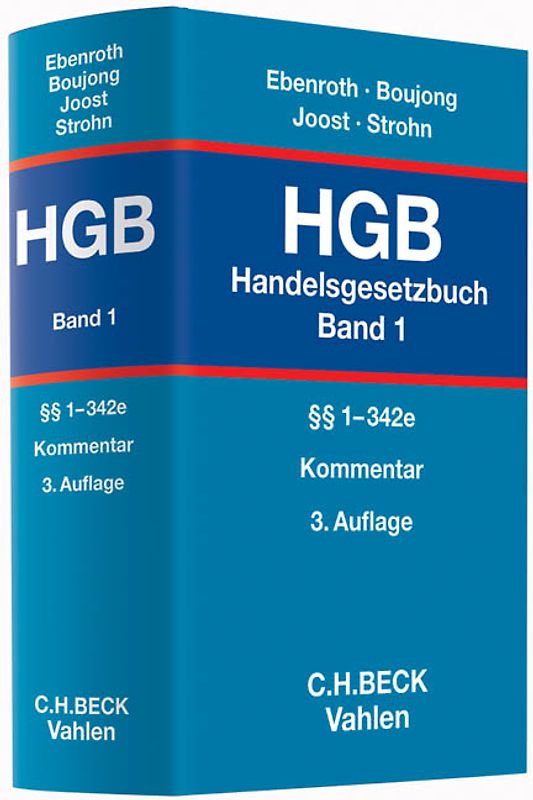 Handelsgesetzbuch Bd. 1: §§ 1-342e