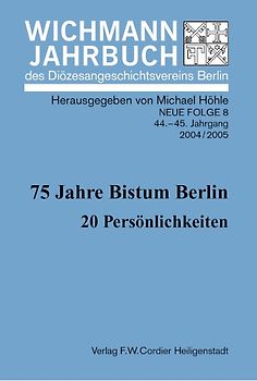 Wichmann-Jahrbuch des Diözesangeschichtsvereins Berlin
