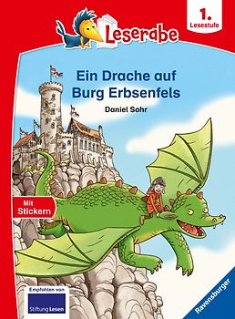 Ein Drache auf Burg Erbsenfels - Leserabe ab 1. Klasse - Erstlesebuch für Kinder ab 6 Jahren