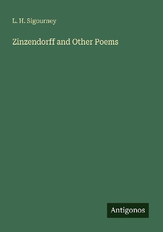 Zinzendorff and Other Poems