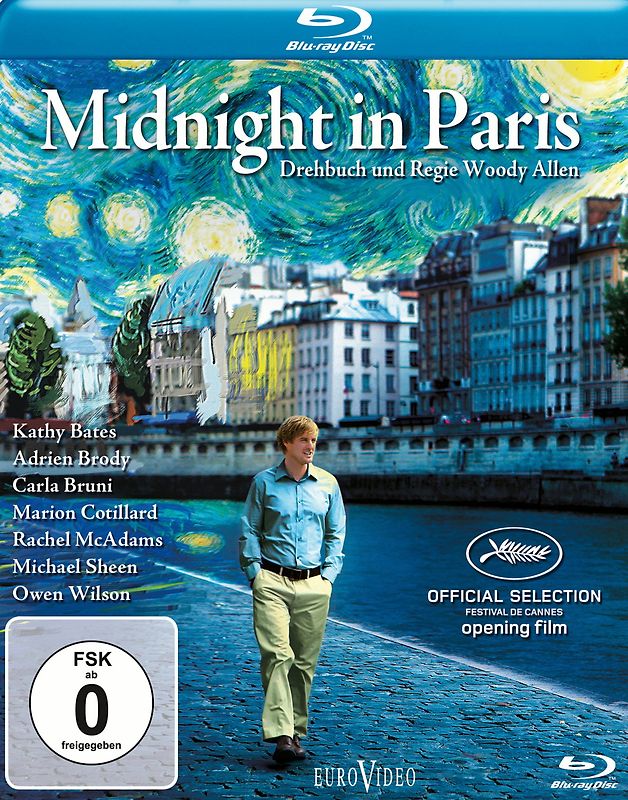 Midnight in Paris Blu-ray Disc