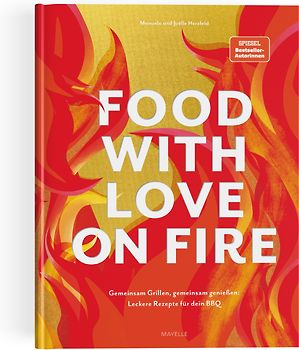 food with love on fire