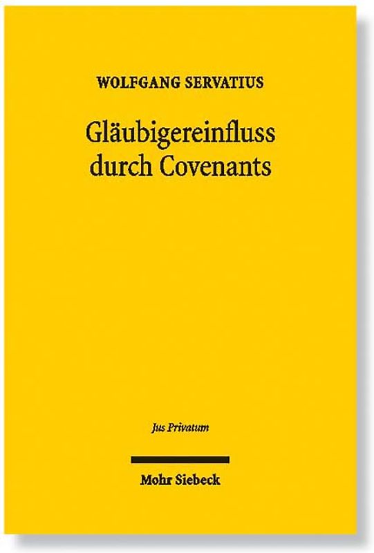 Gläubigereinfluss durch Covenants