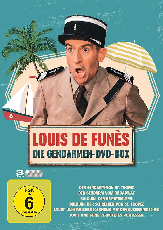 Louis de Funès - Die Gendarmen-DVD-Box [3 DVDs] DVD