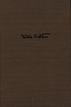 Willa Cather's Collected Short Fiction, 1892-1912