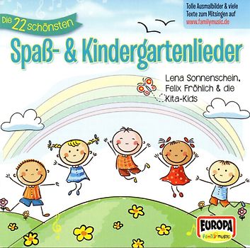 Die 22 schönsten Spaß- & Kindergartenlieder